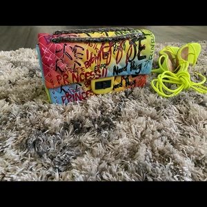 Multi Colored NeonGraffiti Handbag— LAST ONE